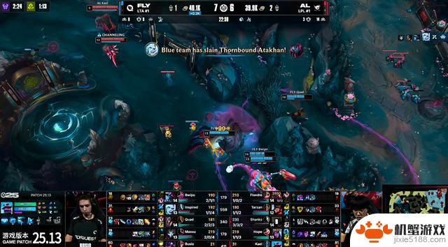 MSI：MSI：Tarzan波比团战游龙，AL 3-1轻松击败FLY确定胜局