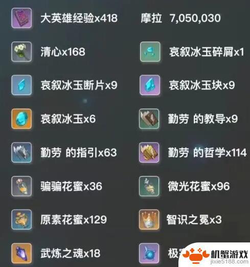 原神进阶材料是什么