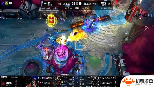 T1在MSI胜者组中险胜CFO,上中单杀,即将迎战BLG