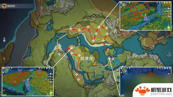 原神琉璃百合采集地点地图