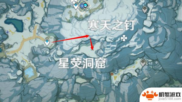 原神雪山右边第三个石碑