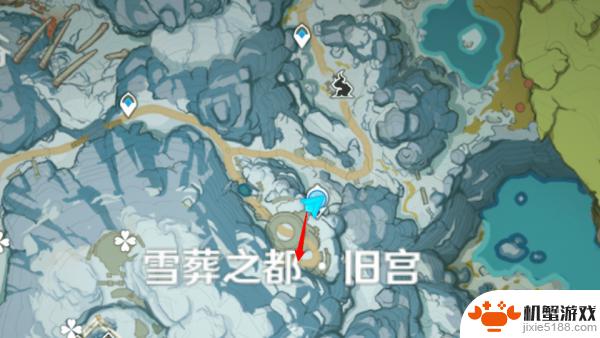 原神雪山右边第三个石碑