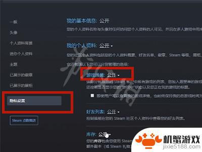 steam玩游戏怎么不让好友看到