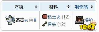 泰拉瑞亚茶壶怎么合成