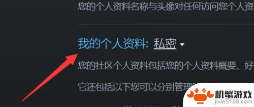 steam信息公开怎么弄