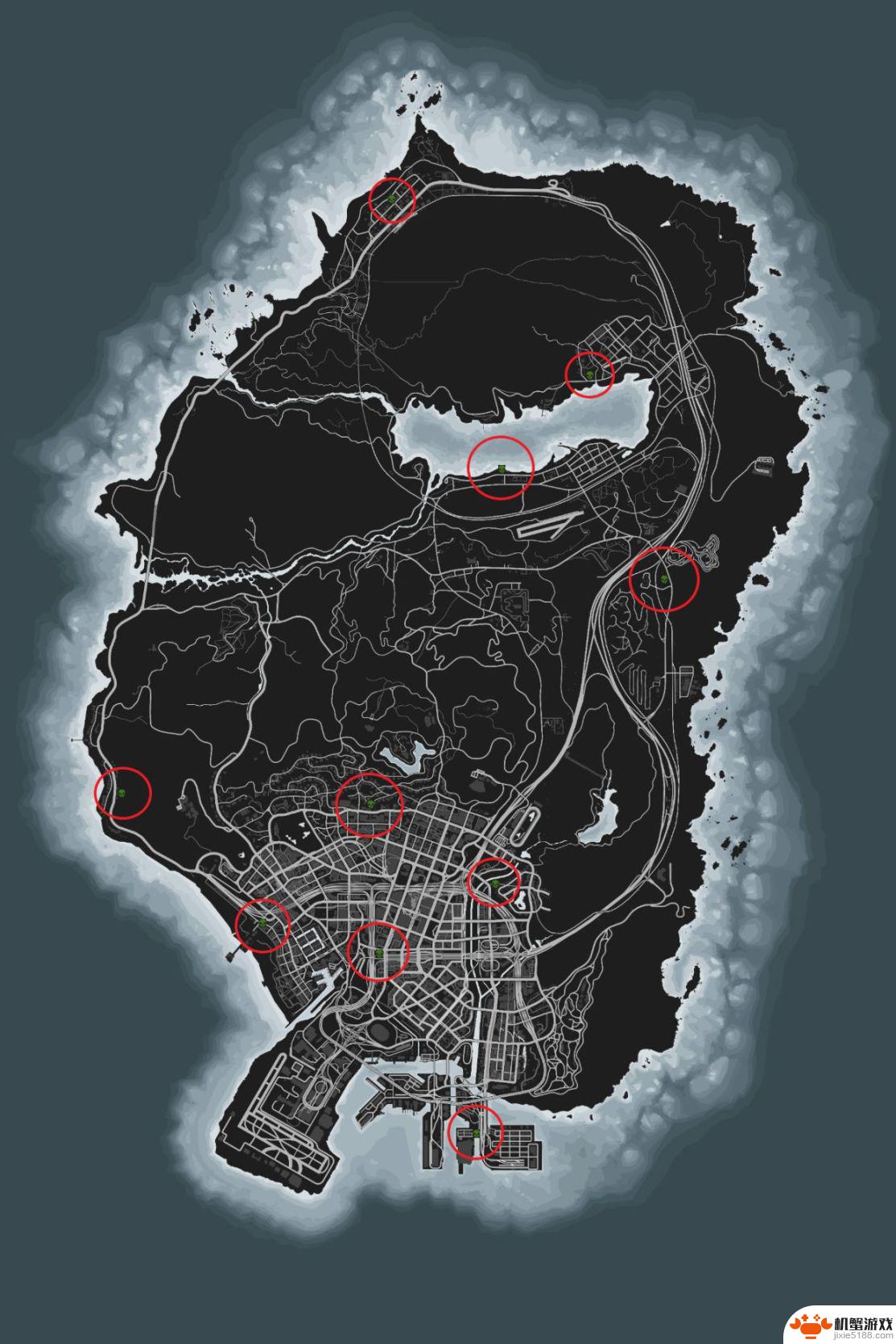gta精确步枪配件地图